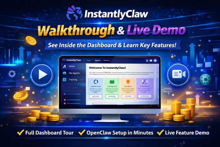 InstantlyClaw Walkthrough & Live Demo