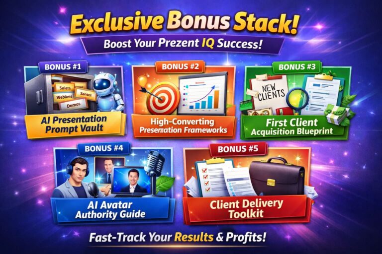 Prezent IQ Bonuses