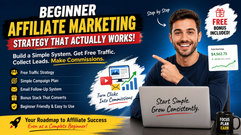 Beginner affiliate marketing strategy