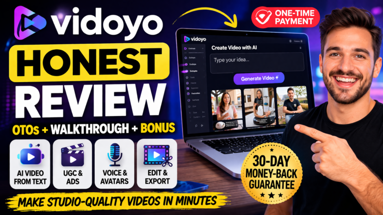Vidoyo Honest Review (OTOs + Bonus) Worth It for Fast AI Videos