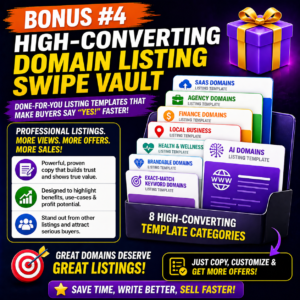 AI Domain Flipping Software