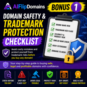 Domain safety and trademark protection checklist