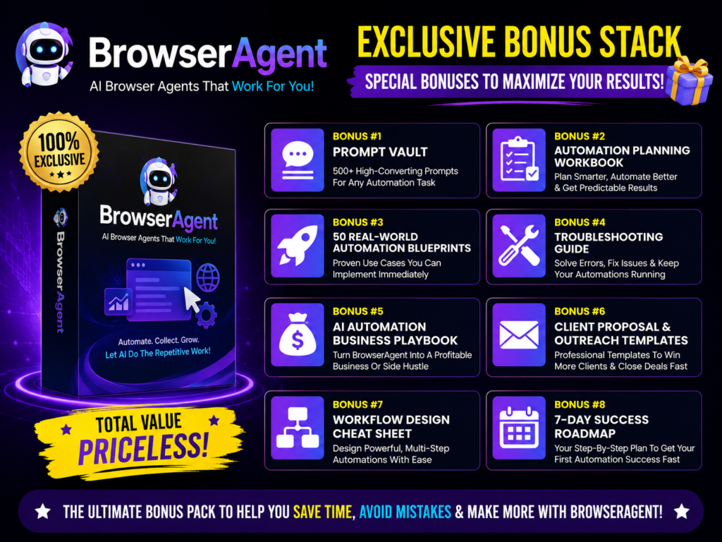 BrowserAgent AI Bonus