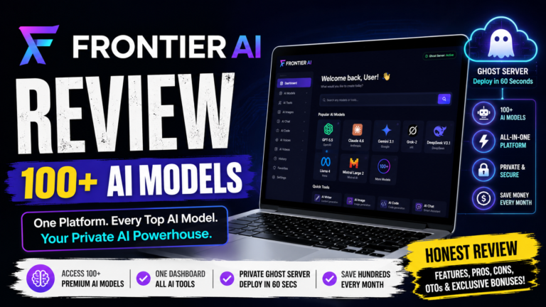 FRONTIER AI Review Is This All-in-One AI Platform Worth It My Honest Test + Exclusive Bonuses
