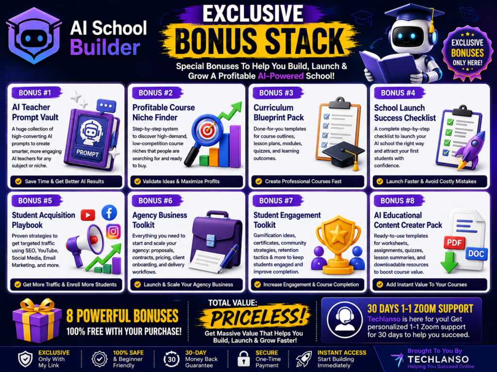 AI School Builder Bonus