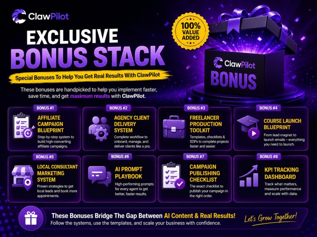 ClawPilot Bonus
