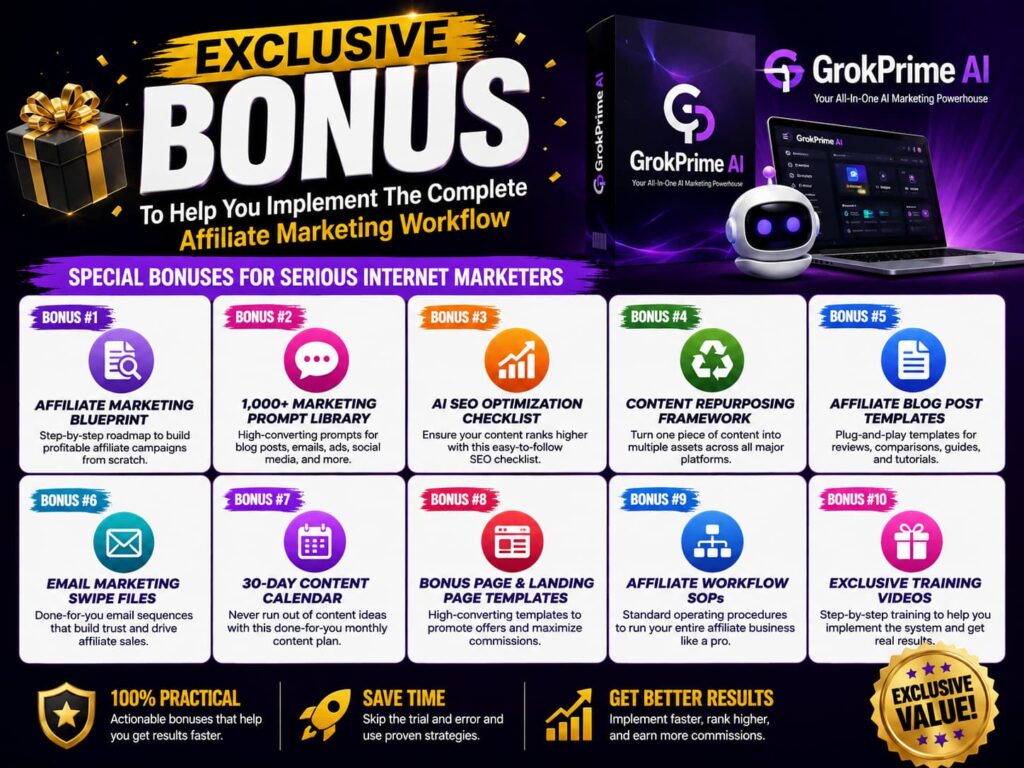GrokPrime AI Bonus