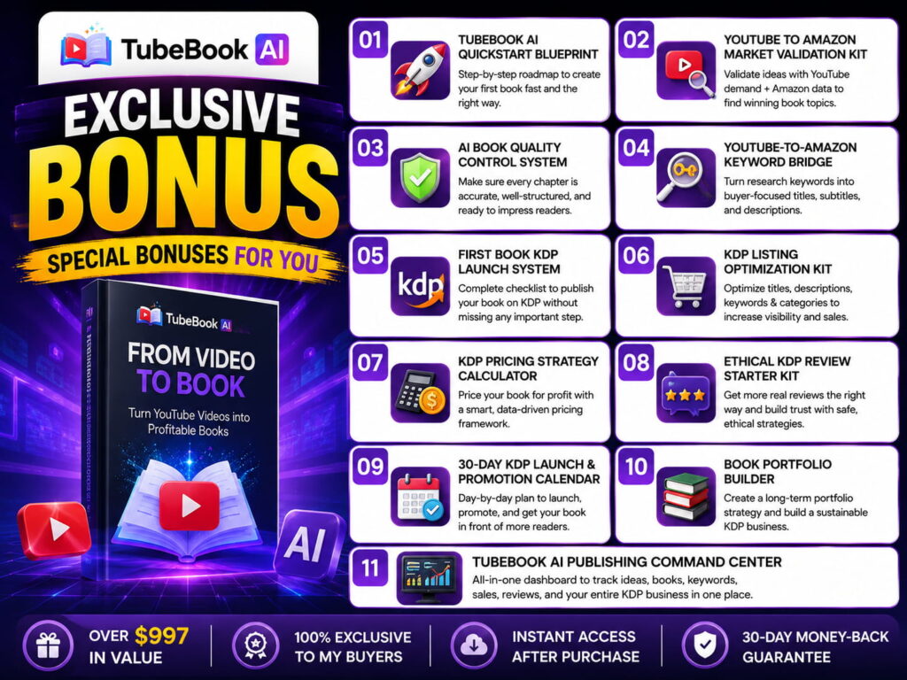 TubeBook AI Bonus